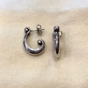 James Avery scroll earrings - retired